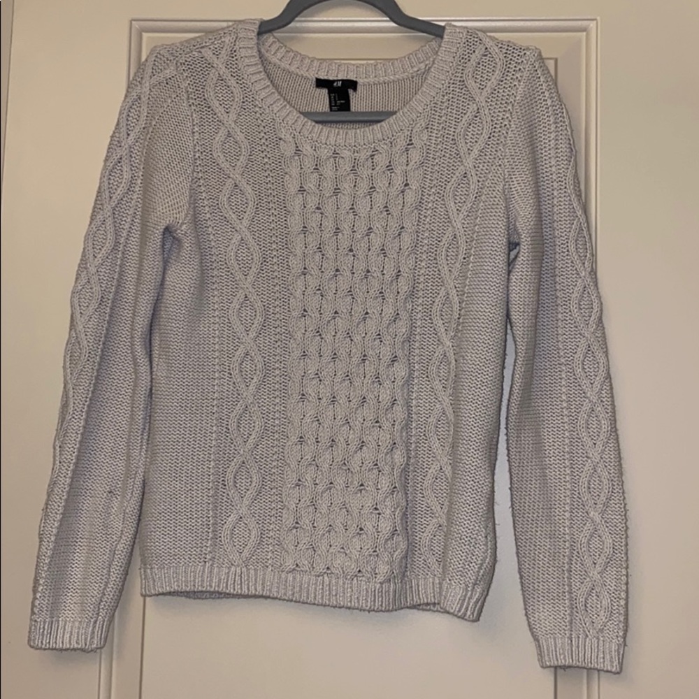 H&M Cream Knit Sweater Women's Small